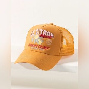 Anthropologie Worn/West Le Citron Trucker Hat